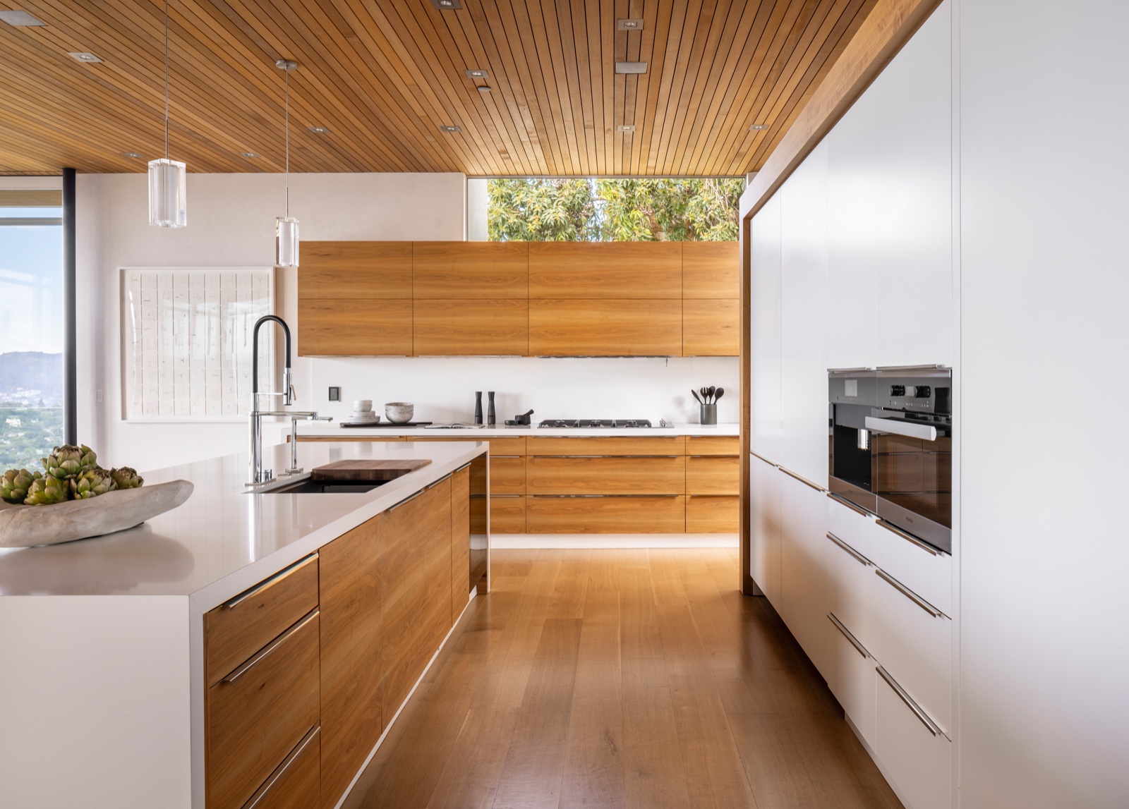 Chef's kitchen with bespoke materials