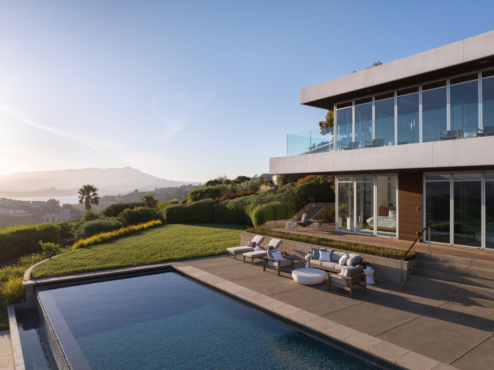 View west toward Mount Tamalpais — Tiburon setting